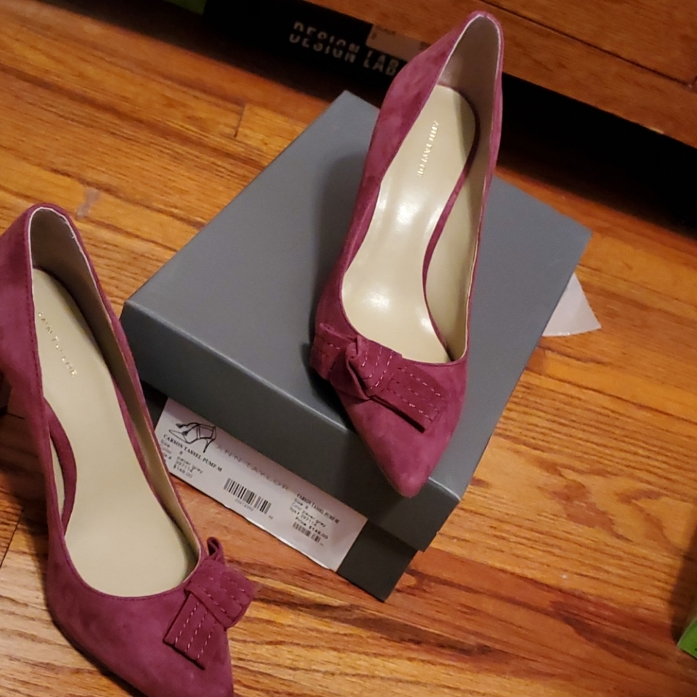 Ann Taylor Suede Heel